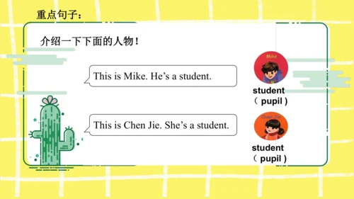 Unit1 Welcome back to school 知识点复习课件(共19张PPT)