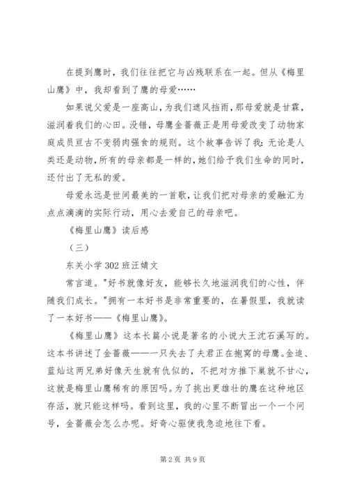 梅里山鹰读后感.docx