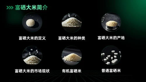 绿色科技风科技富硒大米新品发布会