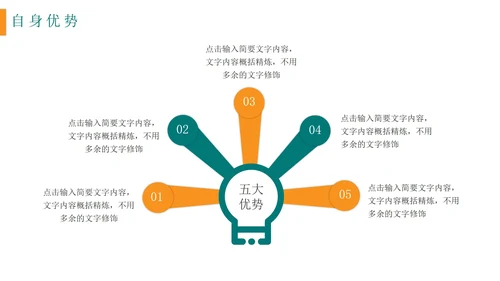 简约商务个人简历自我介绍PPT模板