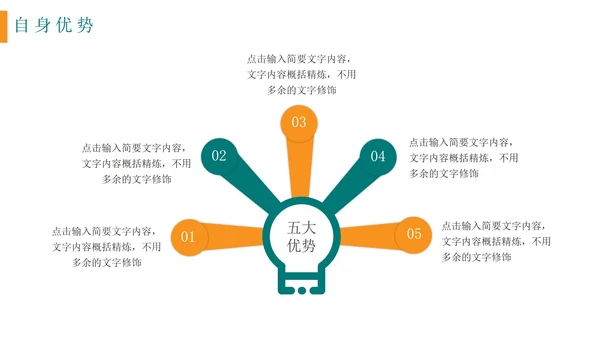 简约商务个人简历自我介绍PPT模板