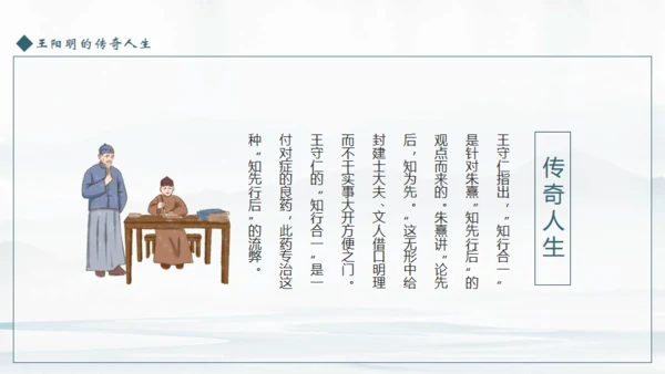 王阳明心学介绍课件通用PPT模板