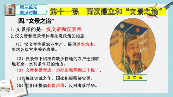 2024版《中国历史》七上第三单元 秦汉时期：统一多民族封建国家的建立和巩固   单元总复习课件【4