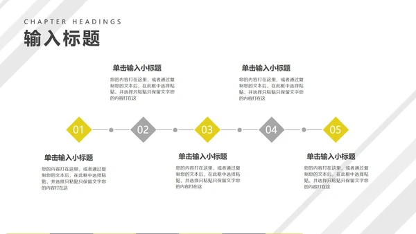 白色几何风工业风项目进度工作报告PPT模板