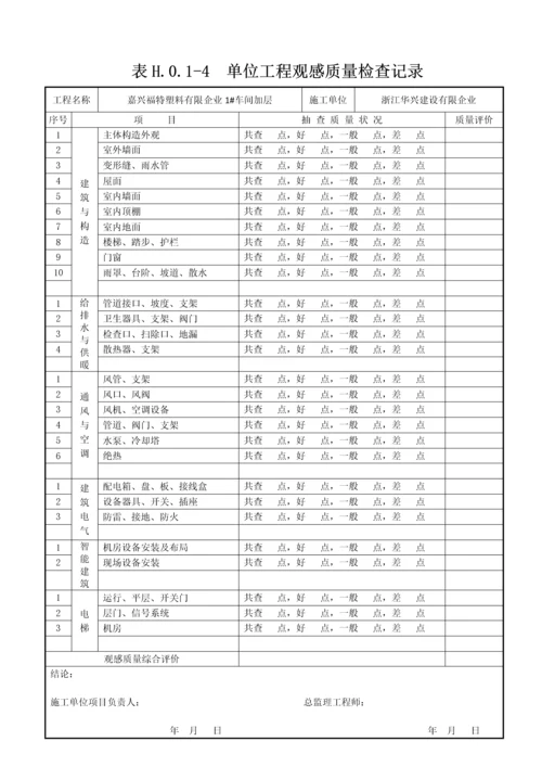 表单位工程质量竣工验收记录.docx