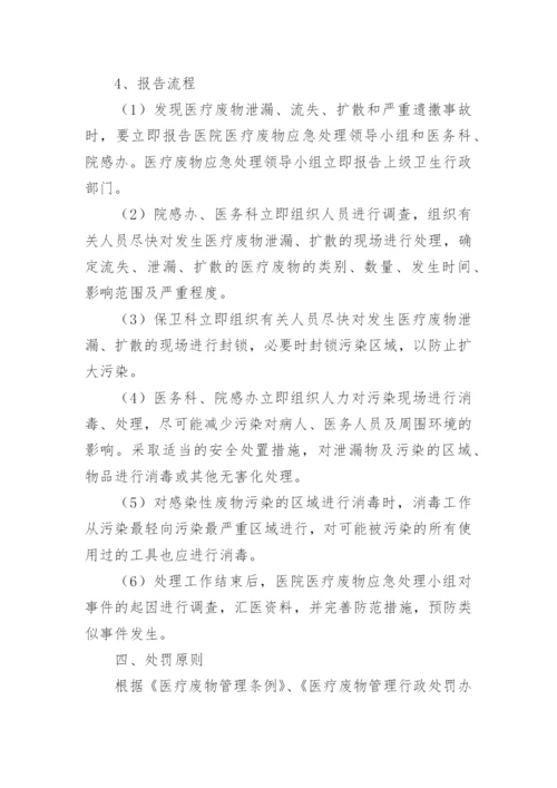 医疗废物泄露应急预案.docx