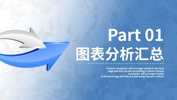 蓝色简约SWOT风险管理分析图表汇报PPT模板