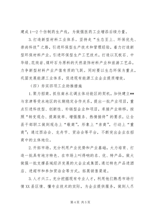 县工业发展调研报告.docx