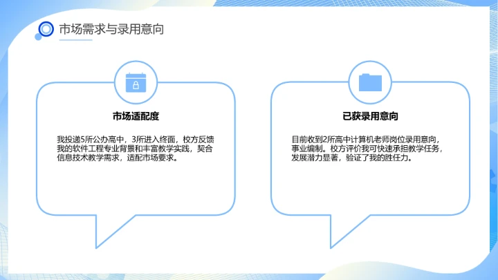 蓝色商务软件工程专业大学生求职个人能力综合展示职业生涯规划PPT模版