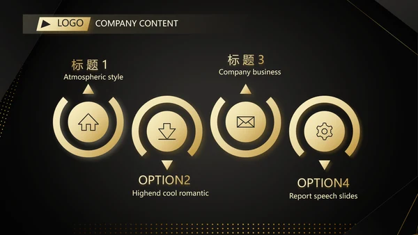 高端尊贵工作汇报计划商务动态PPT