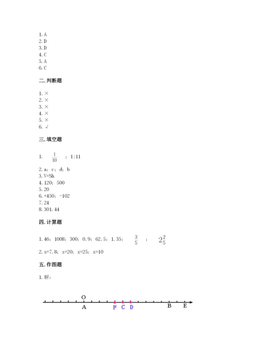 遂川县六年级下册数学期末测试卷最新.docx