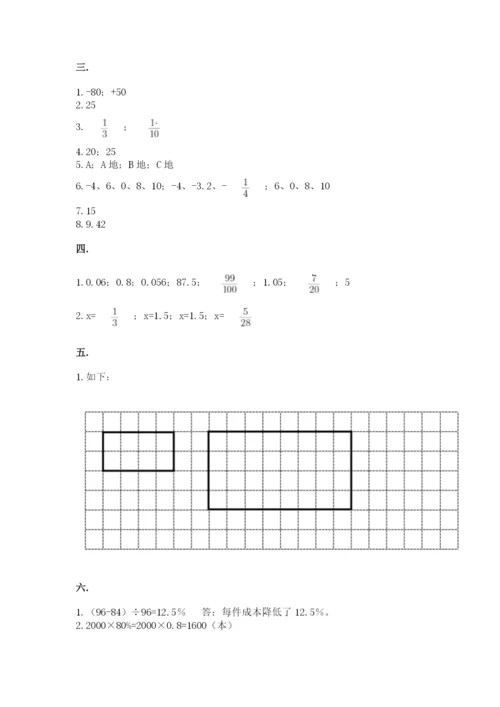 浙教版数学小升初模拟试卷精品【夺冠系列】.docx