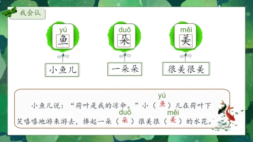 【核心素养】部编版语文一年级下册-12. 荷叶圆圆 第1课时（课件）