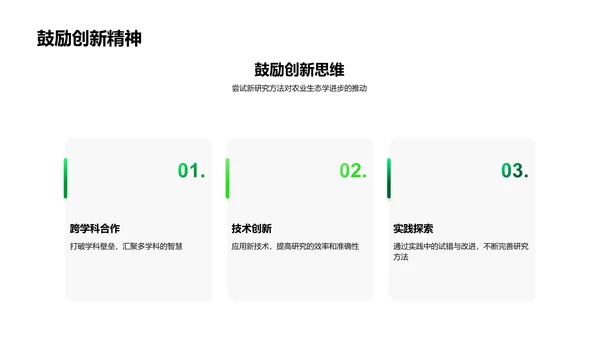 农业生态学答辩报告PPT模板