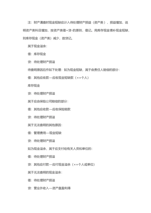 最新会计分录大全.docx