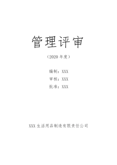 QES质量环境职业健康安全体系管理评审.docx