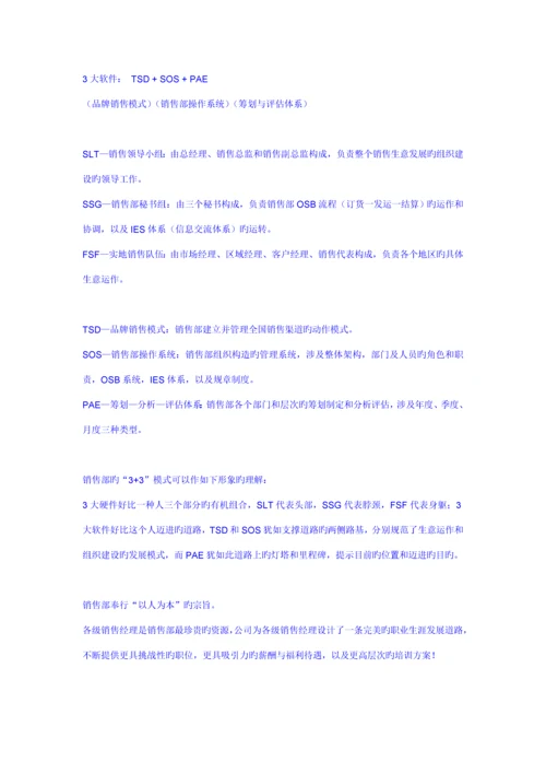 企业品牌销售团队管理专题方案.docx