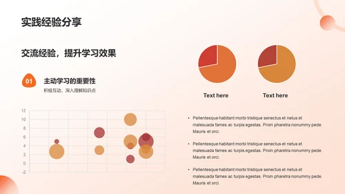 红色创意个人年终总结PPT模板