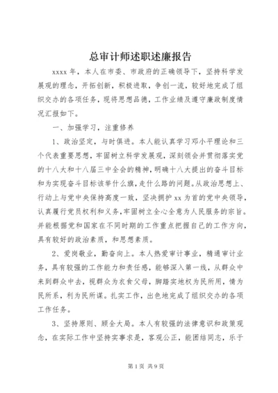 总审计师述职述廉报告.docx