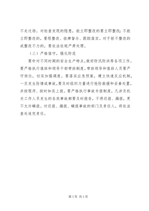 人防办安全生产检查实施方案.docx
