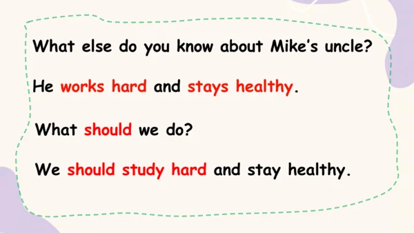 Unit 5 What does he do? PB Let's talk 课件+素材(共32张PP