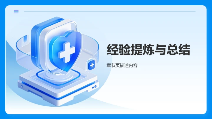 病例汇报经验
总结分享PPT