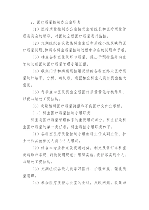 妇科医疗质量控制实施方案.docx