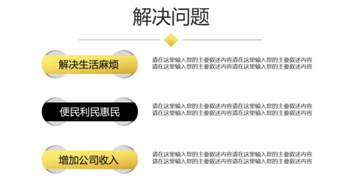 大气商业融资创业计划书商务通用PPT模板