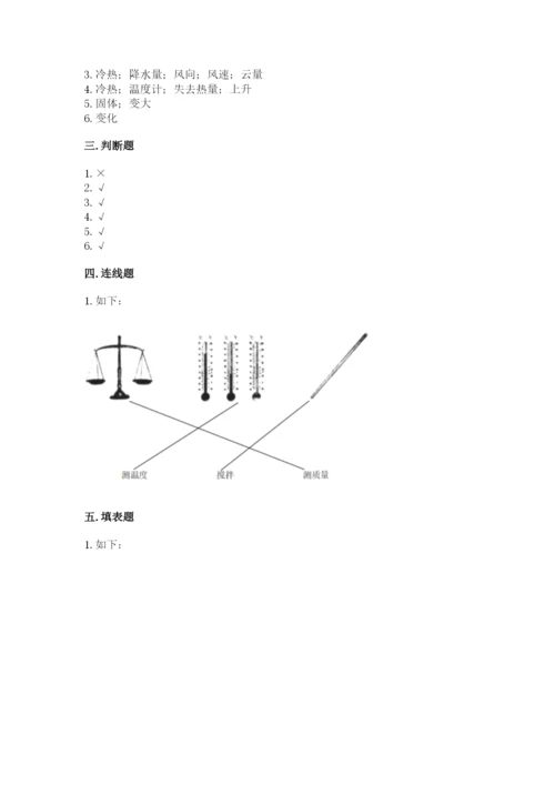 教科版小学三年级上册科学期末测试卷（网校专用）.docx