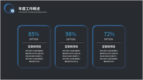 科技风拟态风年终总结工作总结工作汇报ppt模板科技感