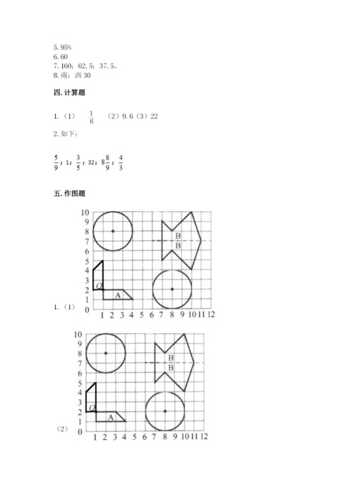 小学数学六年级上册期末模拟卷附答案（突破训练）.docx