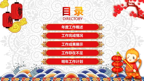 2016新年快乐春节联欢会PPT模板
