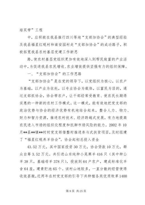 乡镇支部加协会试点活动工作方案.docx