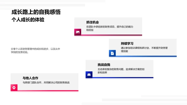 财务管理述职报告PPT模板