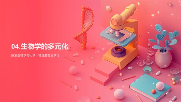 探索生物学基础PPT模板