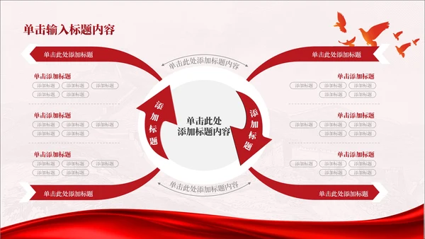 红色党政风学习党史故事传承红色基因PPT模板