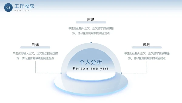 蓝色鎏金帆船渐变大气终总结