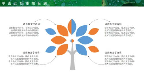 绿色荷叶大暑节气通用PPT模板