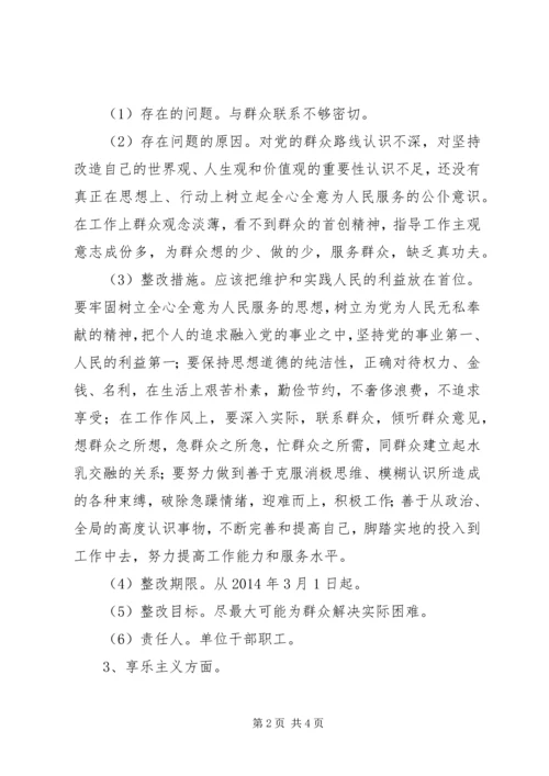 防震减灾局自查自纠整改落实方案.docx