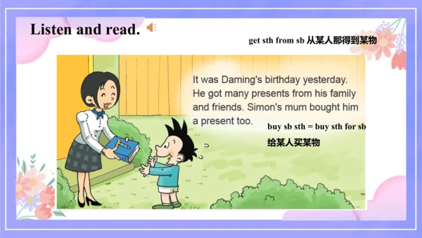 Module 6 Unit 1 It was Daming's birthday yesterday