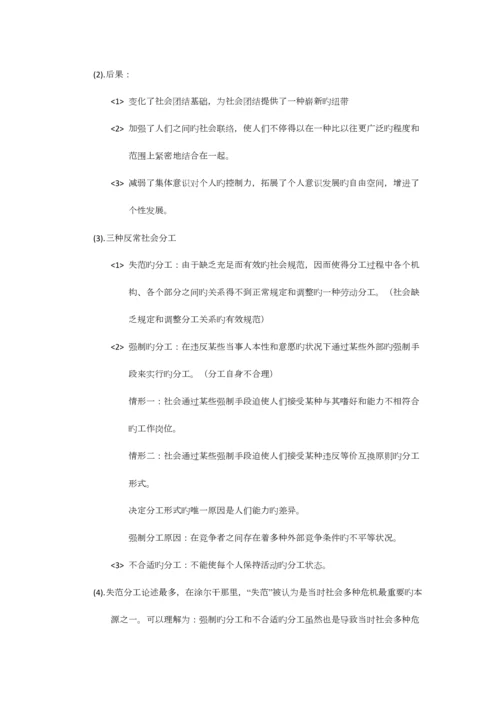 2023年杨善华西方社会学理论考研笔记.docx