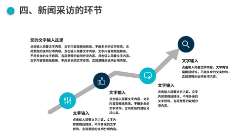 新闻媒体记者采访通用PPT模板