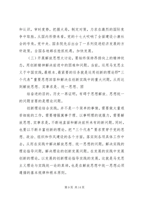 篇一：解放思想大讨论心得体会 (2).docx