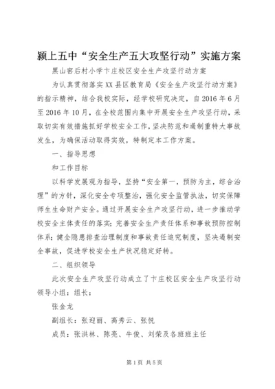 颍上五中“安全生产五大攻坚行动”实施方案 (4).docx