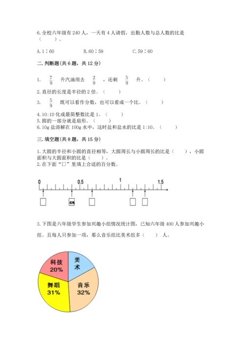 人教版六年级上册数学期末检测卷（典优）word版.docx