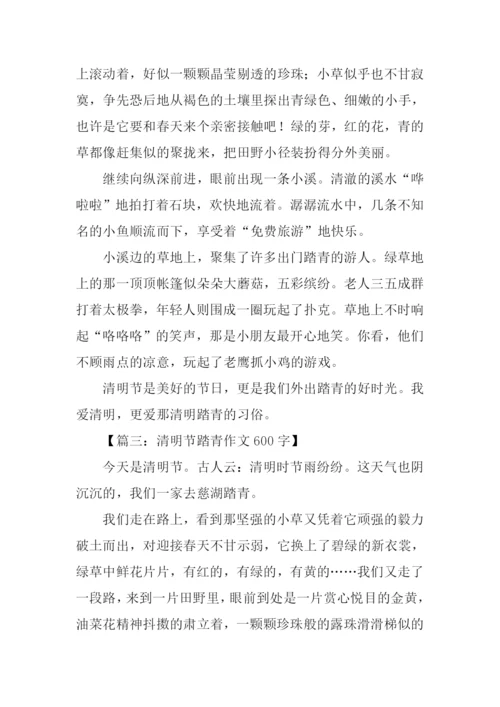 关于踏青的作文.docx