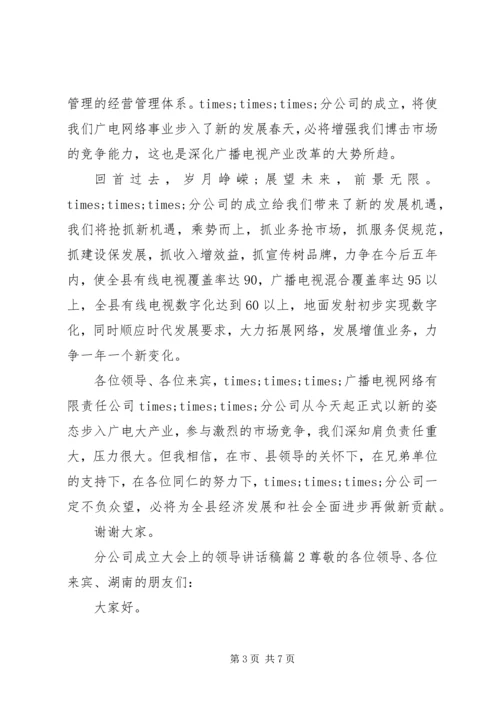 分公司成立大会上的领导讲话稿.docx