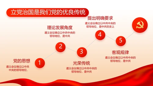 开展党史红色学习教育党课动态PPT