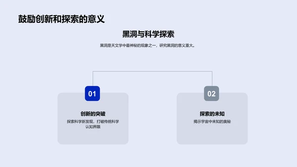 黑洞科普报告PPT模板