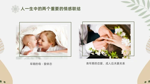绿色花卉文艺心理学课件PPT情绪管理